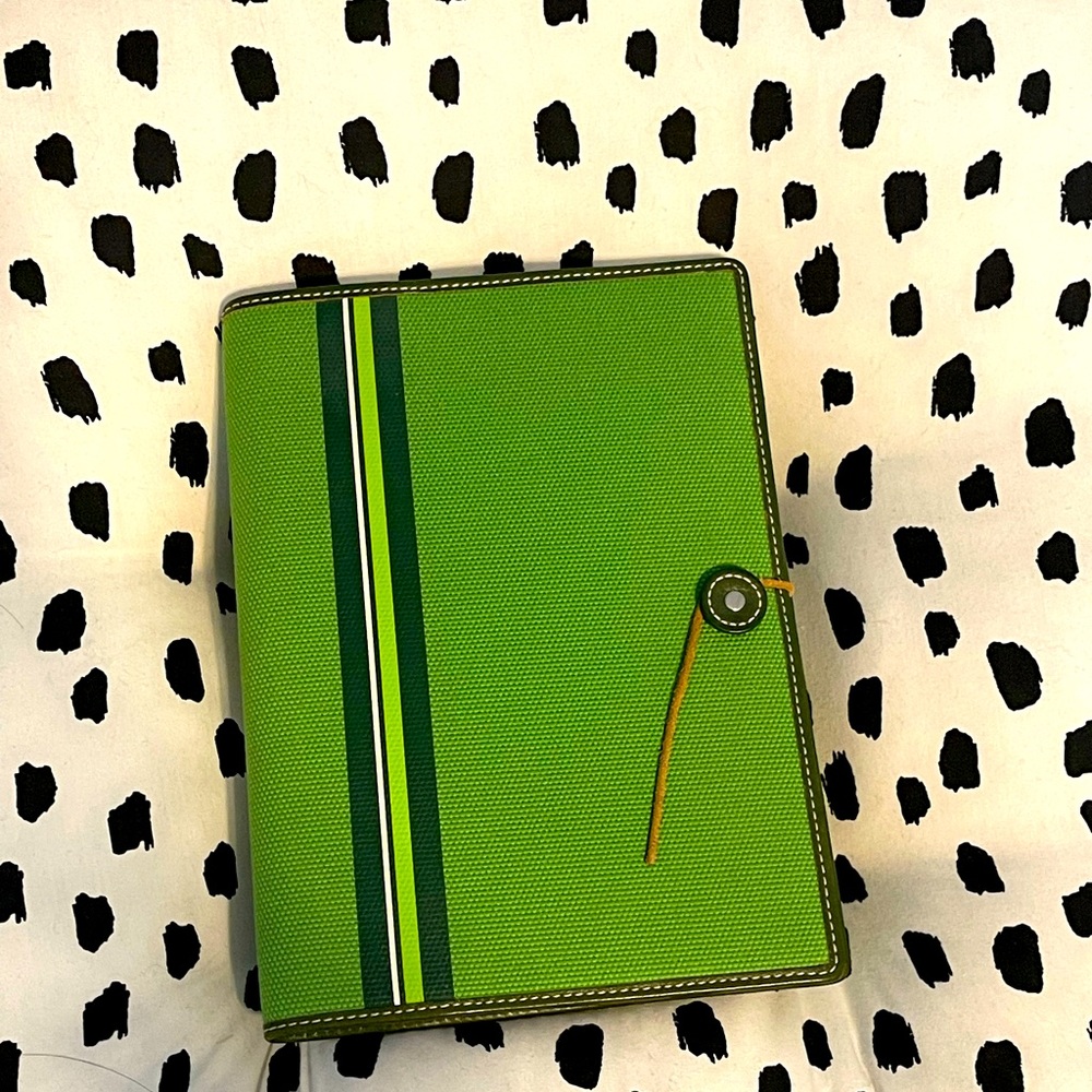 New COACH canvas journal